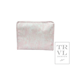 Roadie Large - Bunny Toile Pink