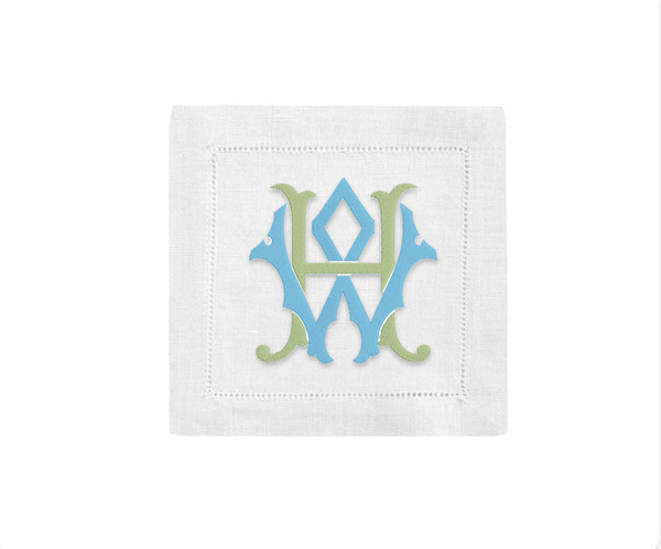 Cocktail napkins with Monogram