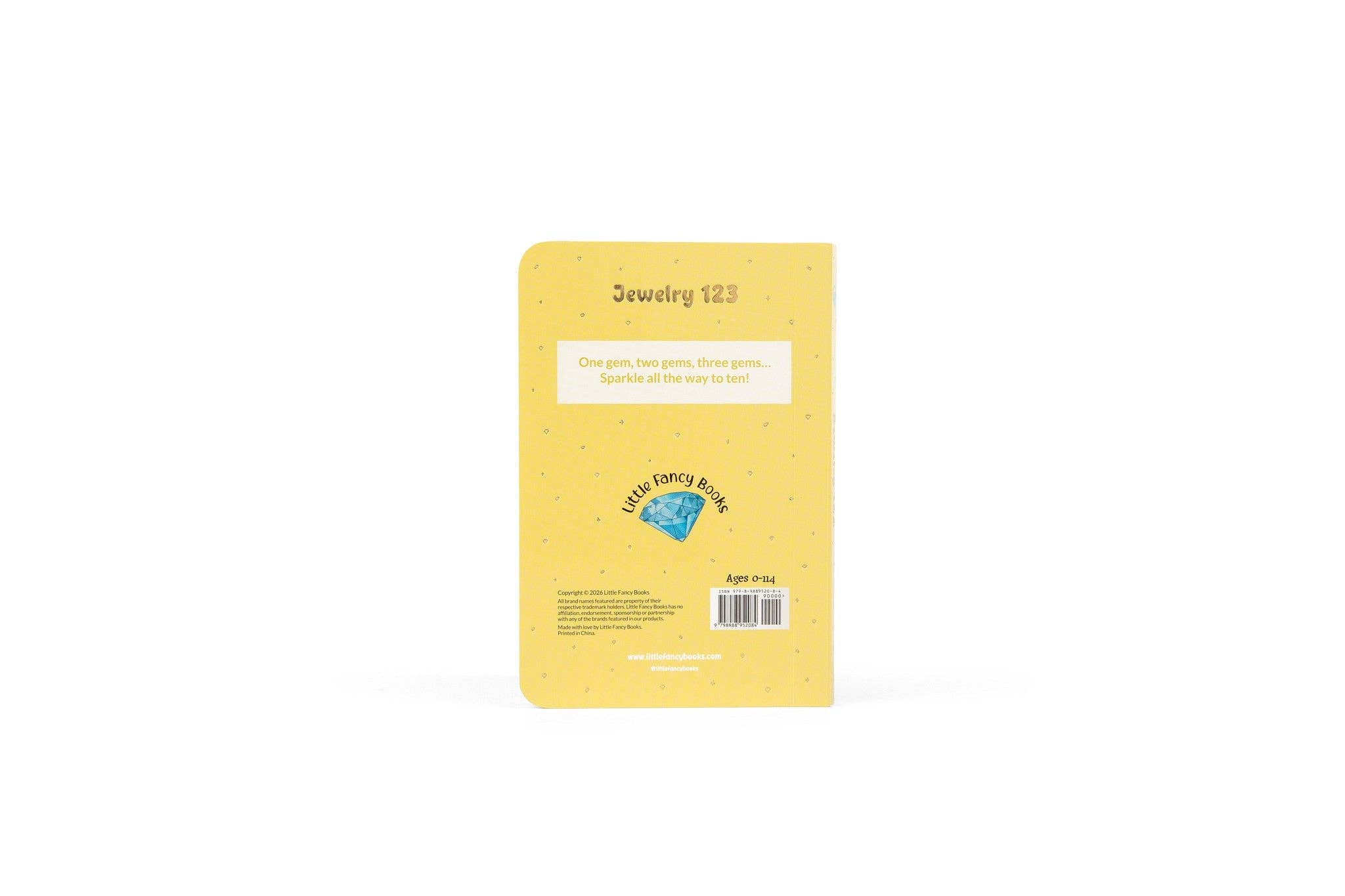 Jewelry 1 2 3 | Luxury Jewelry Counting Board Book