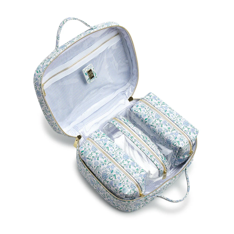 Luxe TRVL2 Hamptons Floral Cosmetic Case