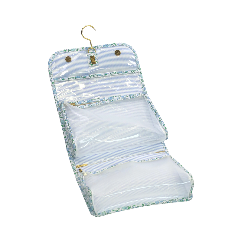 Luxe Hanging Toiletry Bag- Hamptons Floral