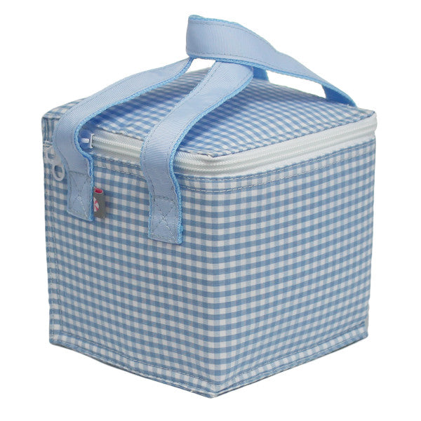 Blue Gingham Snack Square