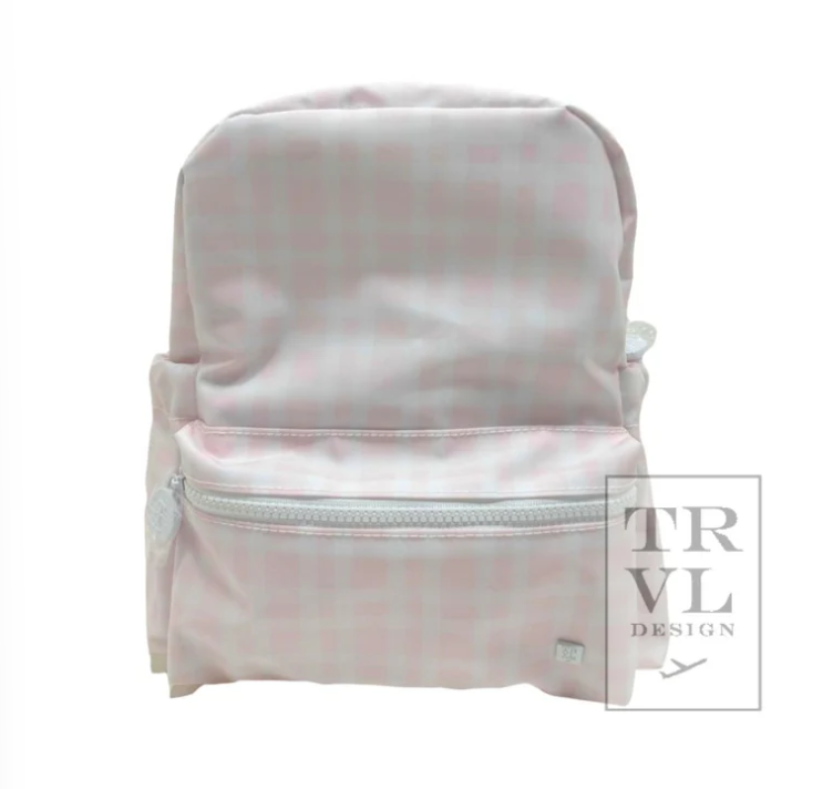 TRVL Design Mini Backpack - Pimlico Plaid Pink