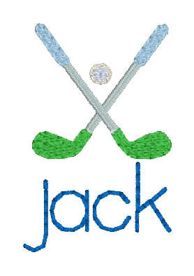 Golf Clubs with Name – SaddleStitches - Main Image