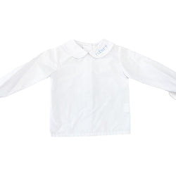 Peter Shirt - White Broadcloth