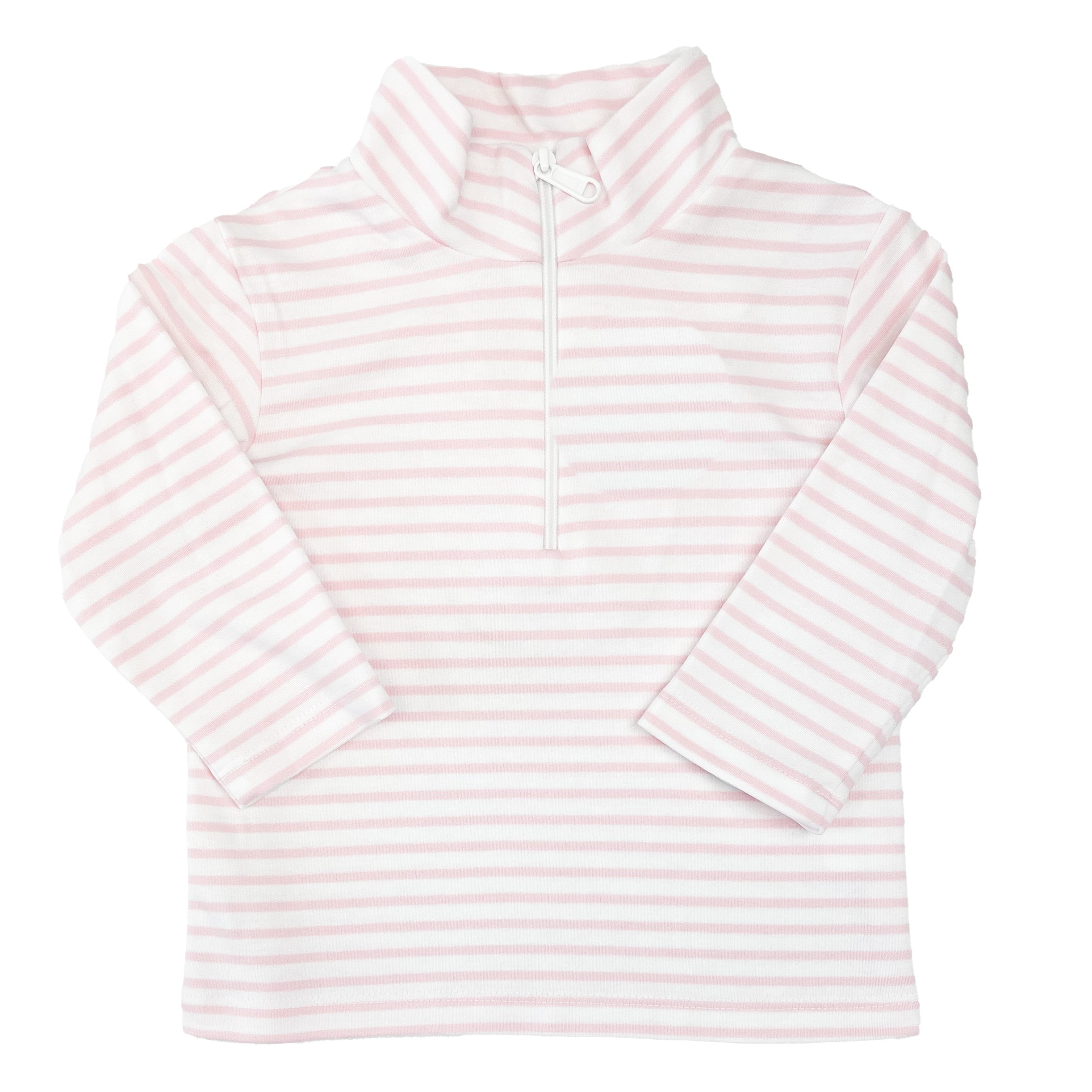 Cooper Zip Up - Pink Stripe