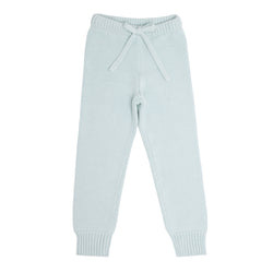 Unisex Light Blue Knit Pants
