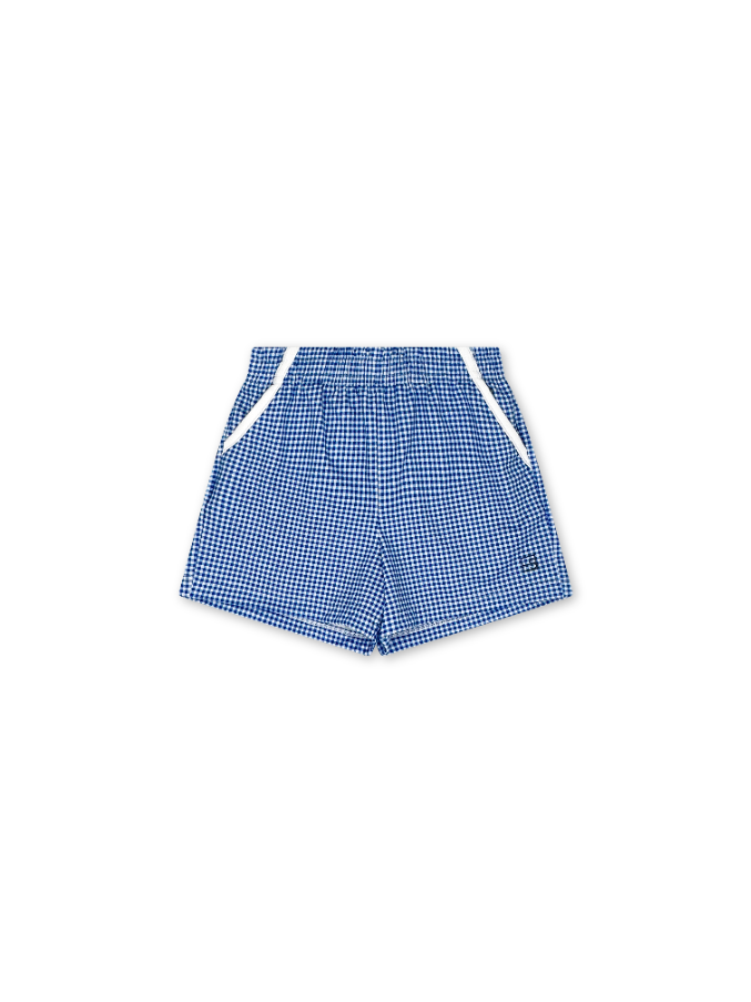 Nathan Short in Royal Blue Mini Gingham