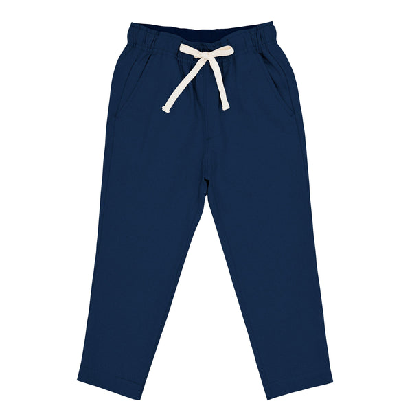 Boys Navy Twill Pants