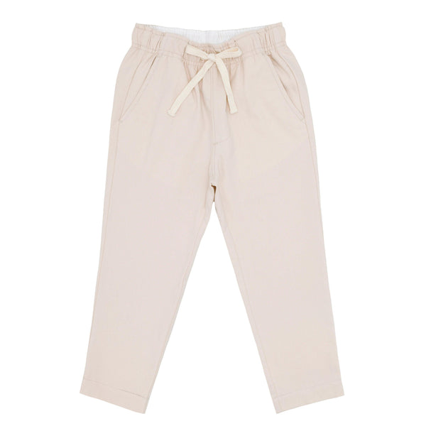 Boys Tan Twill Pants