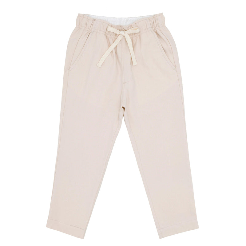 Boys Tan Twill Pants