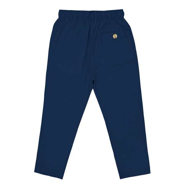 Boys Navy Twill Pants