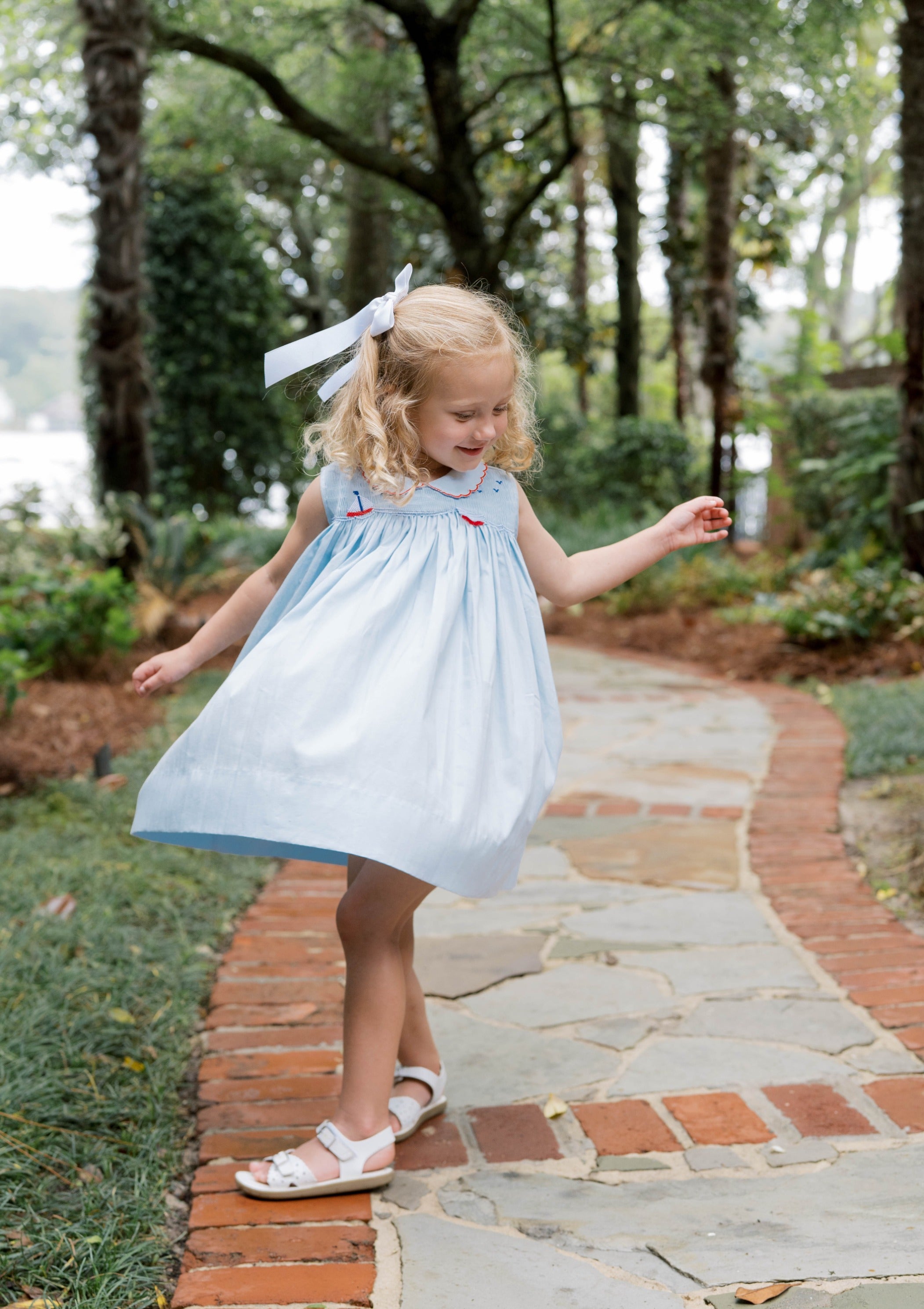 Ella Dress - Sailboat