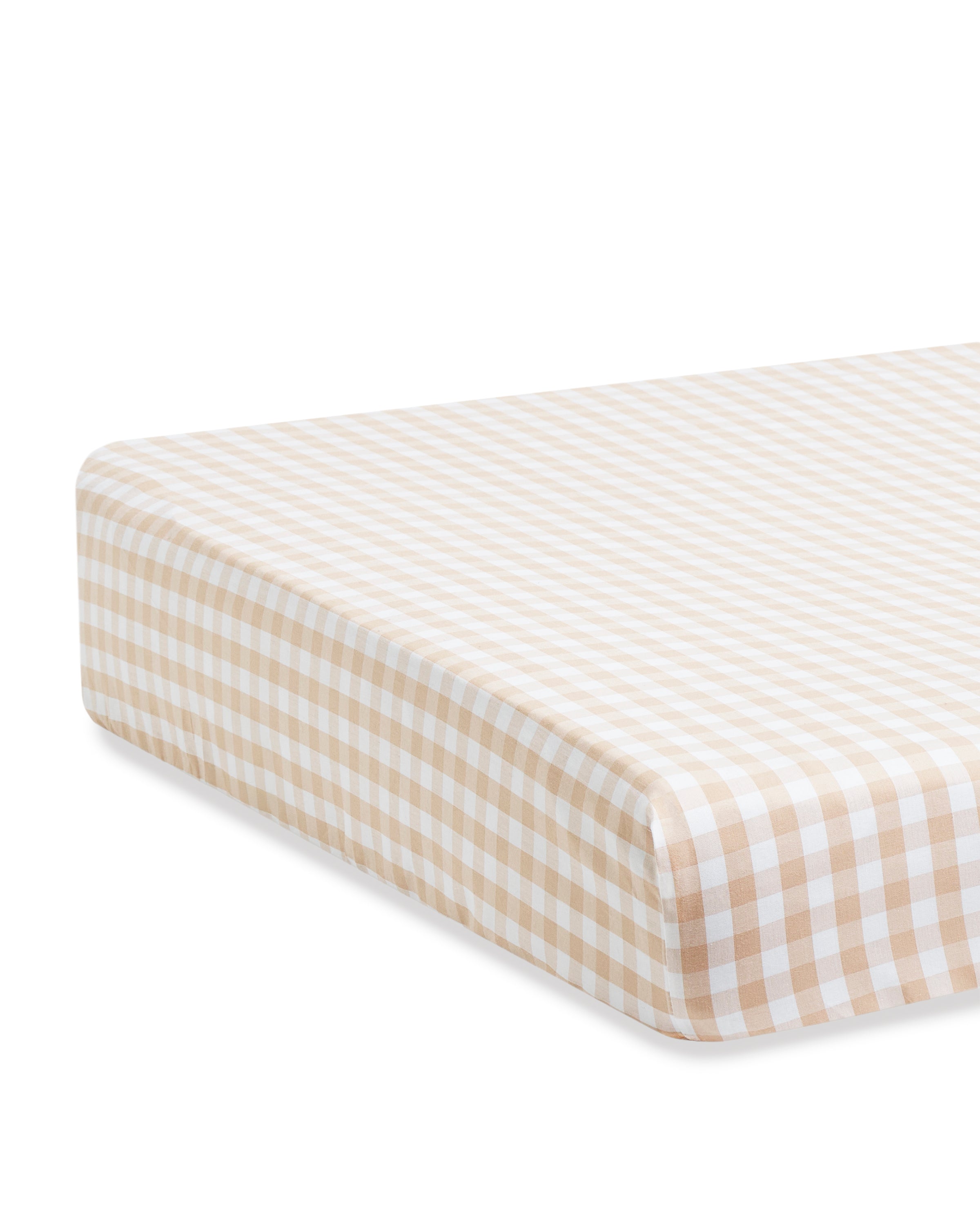 Gingham Crib Sheet - Multiple Colors