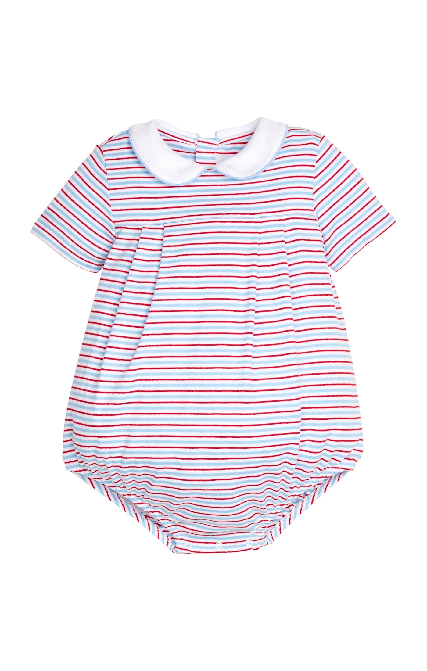 Pleated Peter Pan Bubble - Primary Stripe
