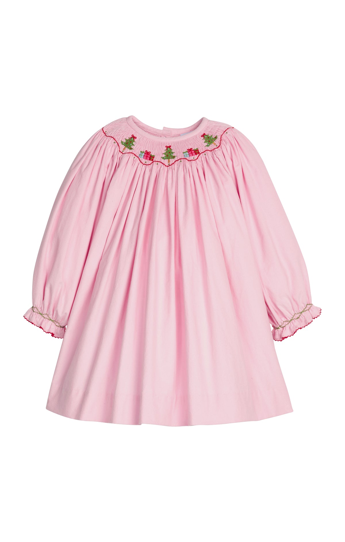 Smocked Bishop Dress - Holly Days