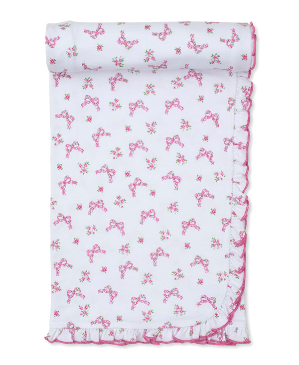 Blooming Bows Pink Blanket