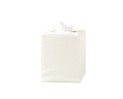 Ivory Linen Tissue Box Cover