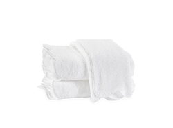 Cairo Scallop Towel - White