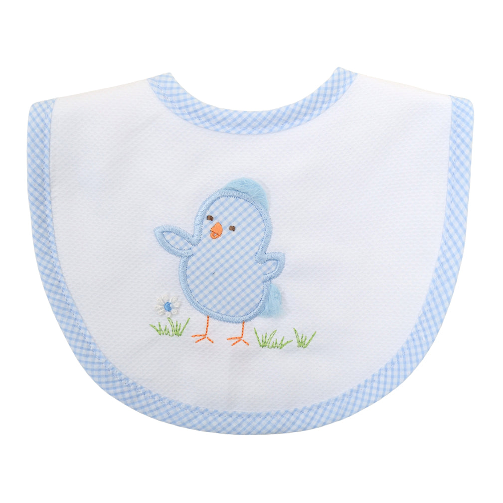 Blue Chick Medium Bib