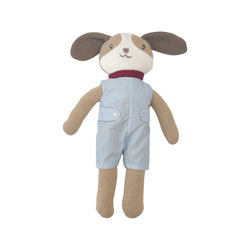 Puppy Crochet Doll in Overalls