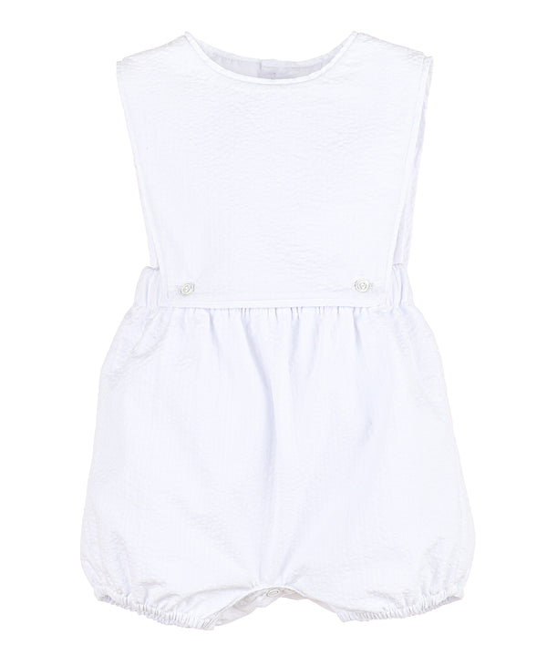Sip & See Boy Overall in White