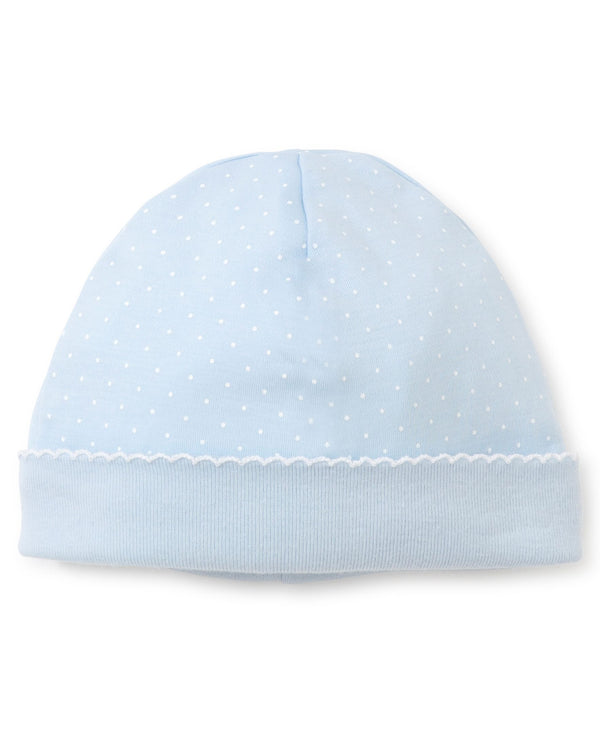 Light Blue with White Dot Hat