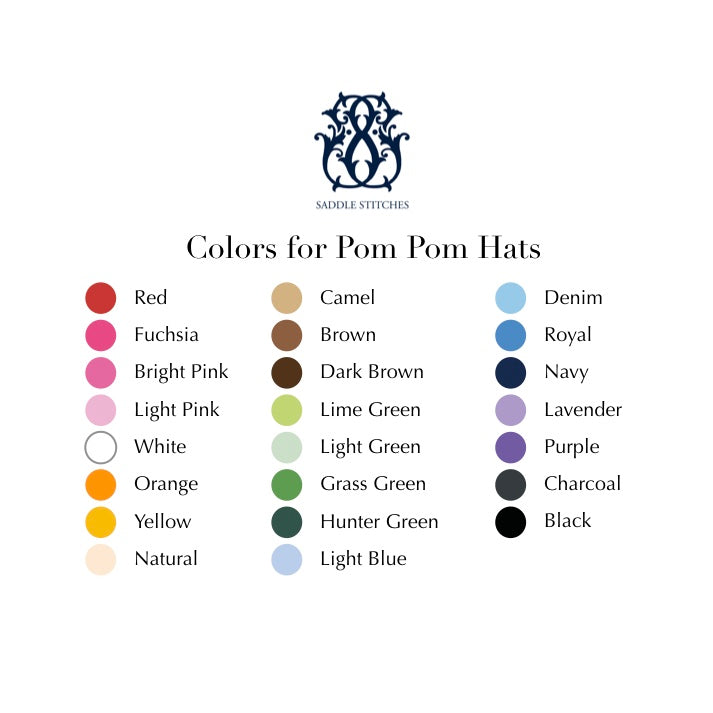 Bow Pom Pom Hat