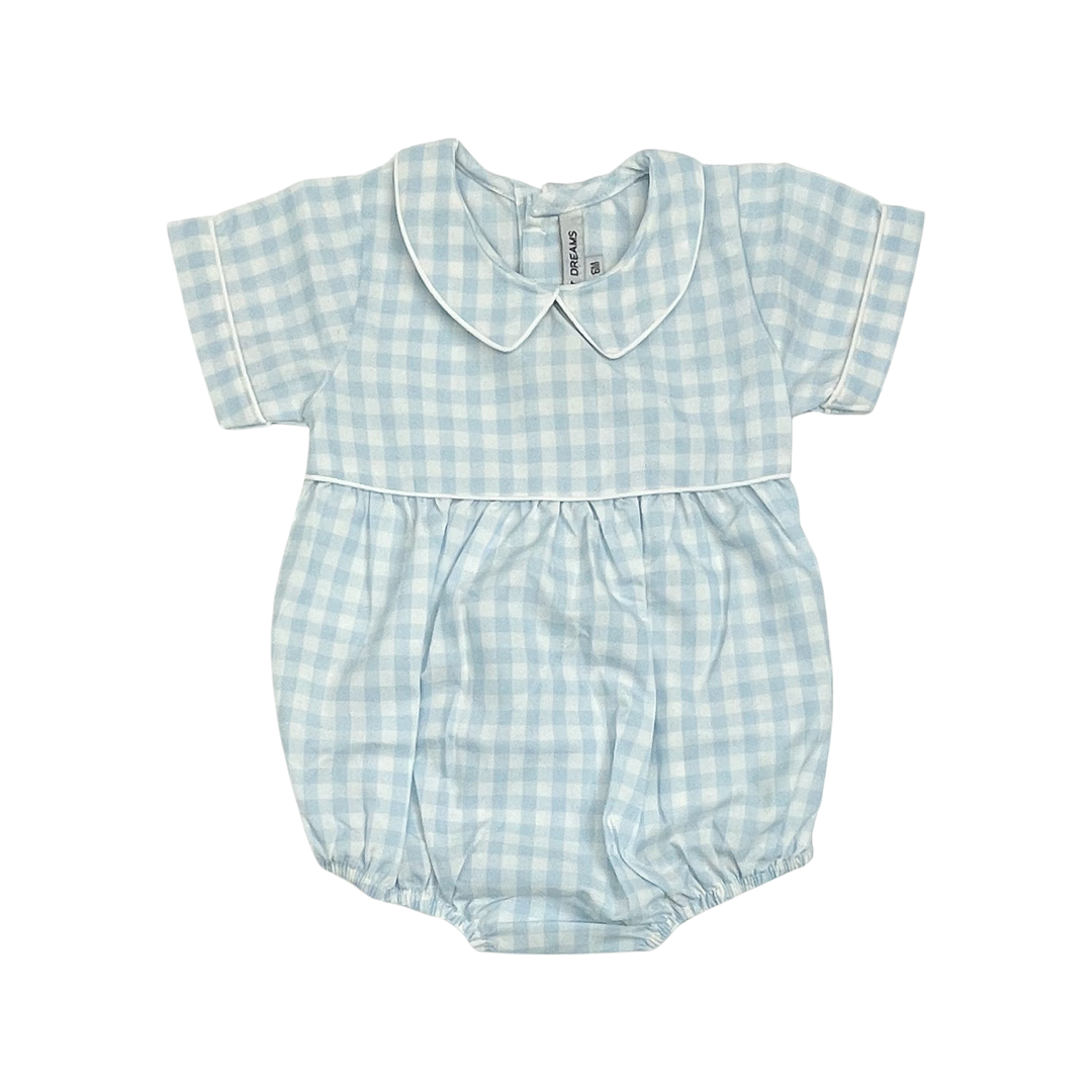 Light Blue Gingham Bubble