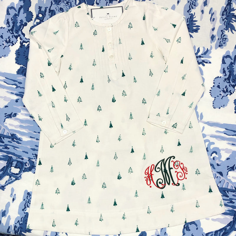 Evergreen Christmas Nightgown