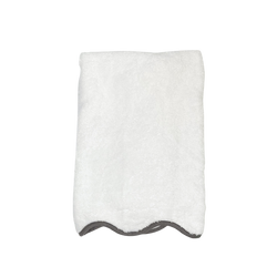 Coal Dust Scalloped Hand Towel