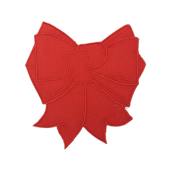 Bow Cocktail Napkins Red
