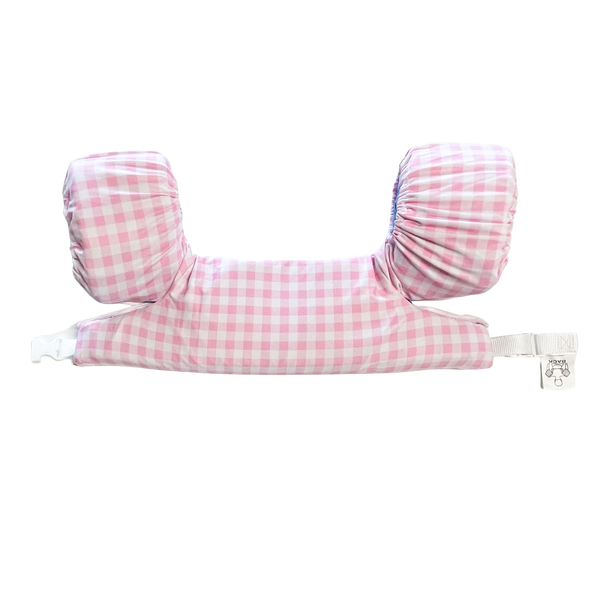Pink Gingham Puddle Jumper Cover
