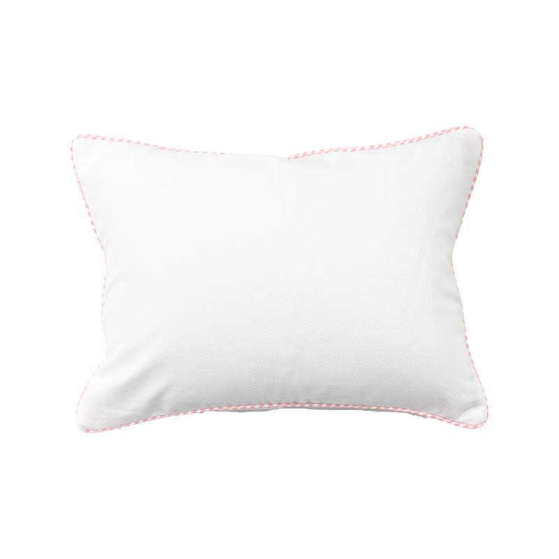Pink Check Baby Pillow