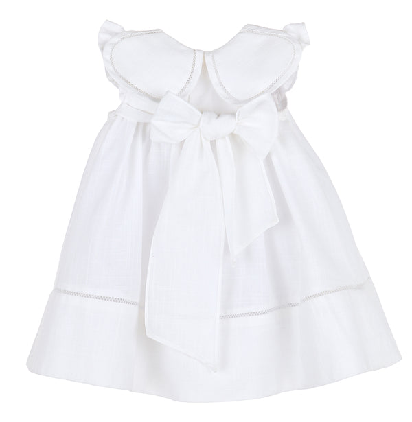 The Classic Petal Dress, White