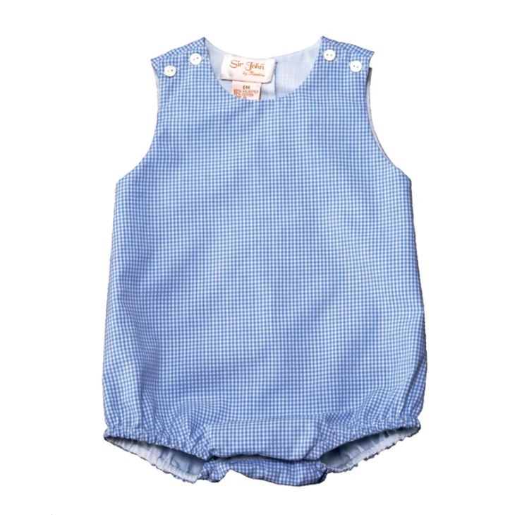 Blue Gingham Bubble