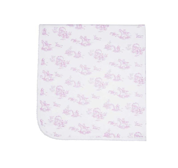 Pink Toile Blanket